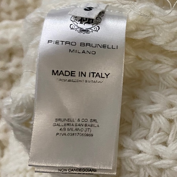 NWT PIETRO BRUNELLI ALASKA PULLOVER MATERNITY SWEATER - Picture 7 of 12